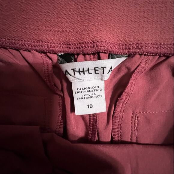 Athleta BROOKLYN HEIGHTS HIGH RISE WIDE TROUSER Size 10 - Picture 8 of 11